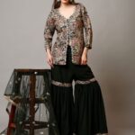 Bohemian Printed Gharara Set