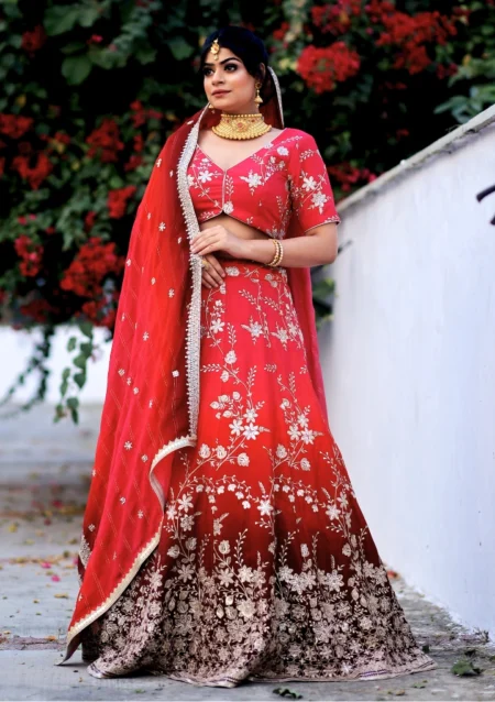 Ombre Shade Lehenga