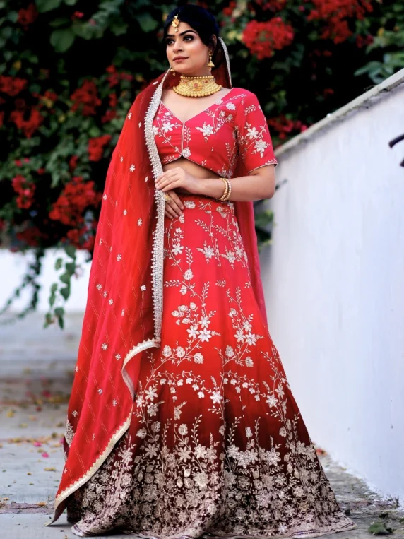 Ombre Shade Lehenga