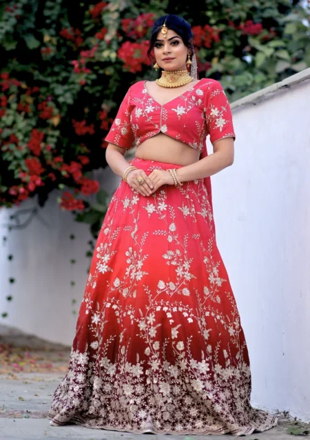 Ombre Shade Lehenga