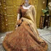 Crepe Lehenga with Dori Work