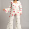 White Peplum Top with Trouser