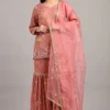Onion Pink Gharara Dress