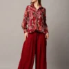 Maroon Cord Set for Women
