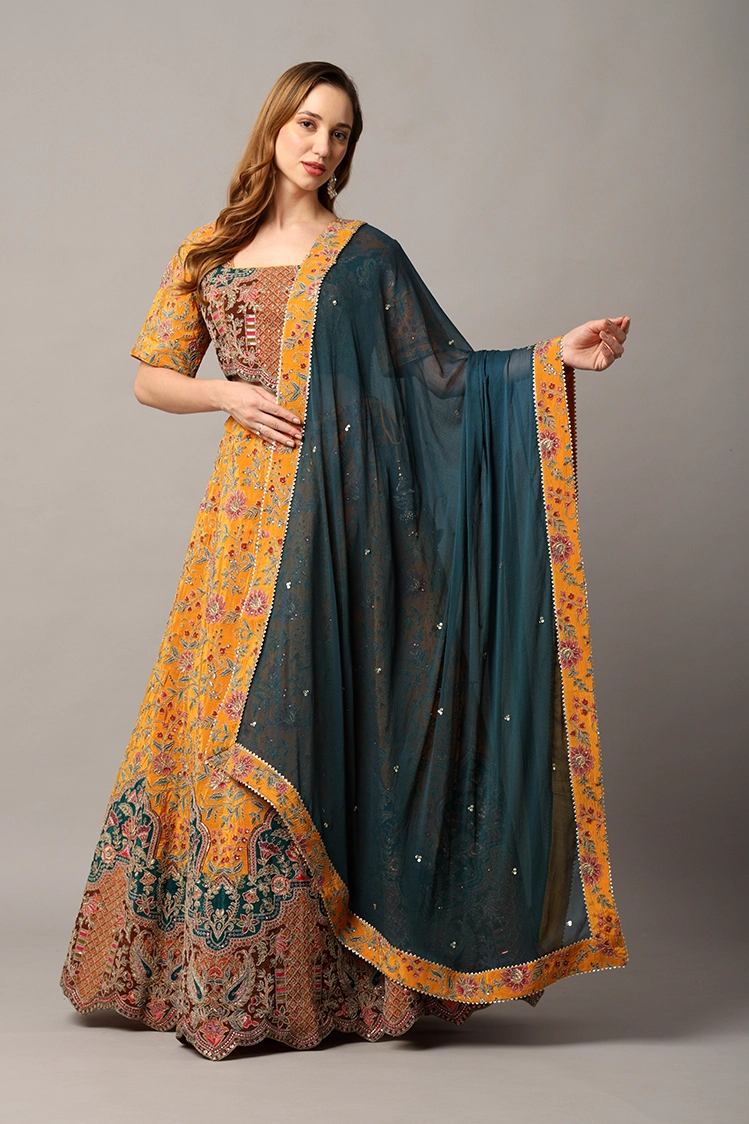 Crepe Lehenga for Women